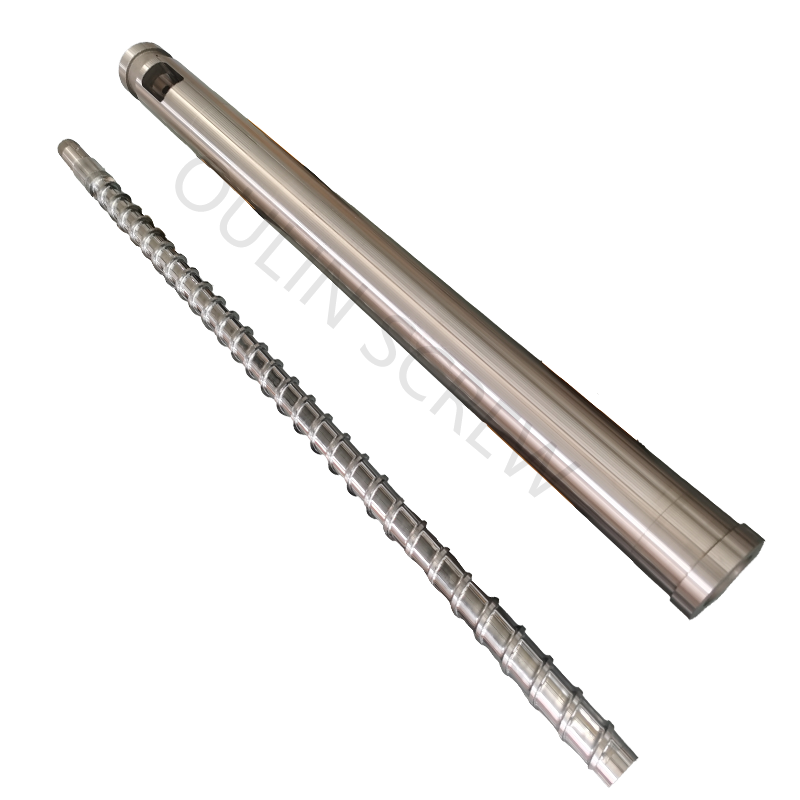 SINGLE SCREW AND BARREL FOR EXTRUSION