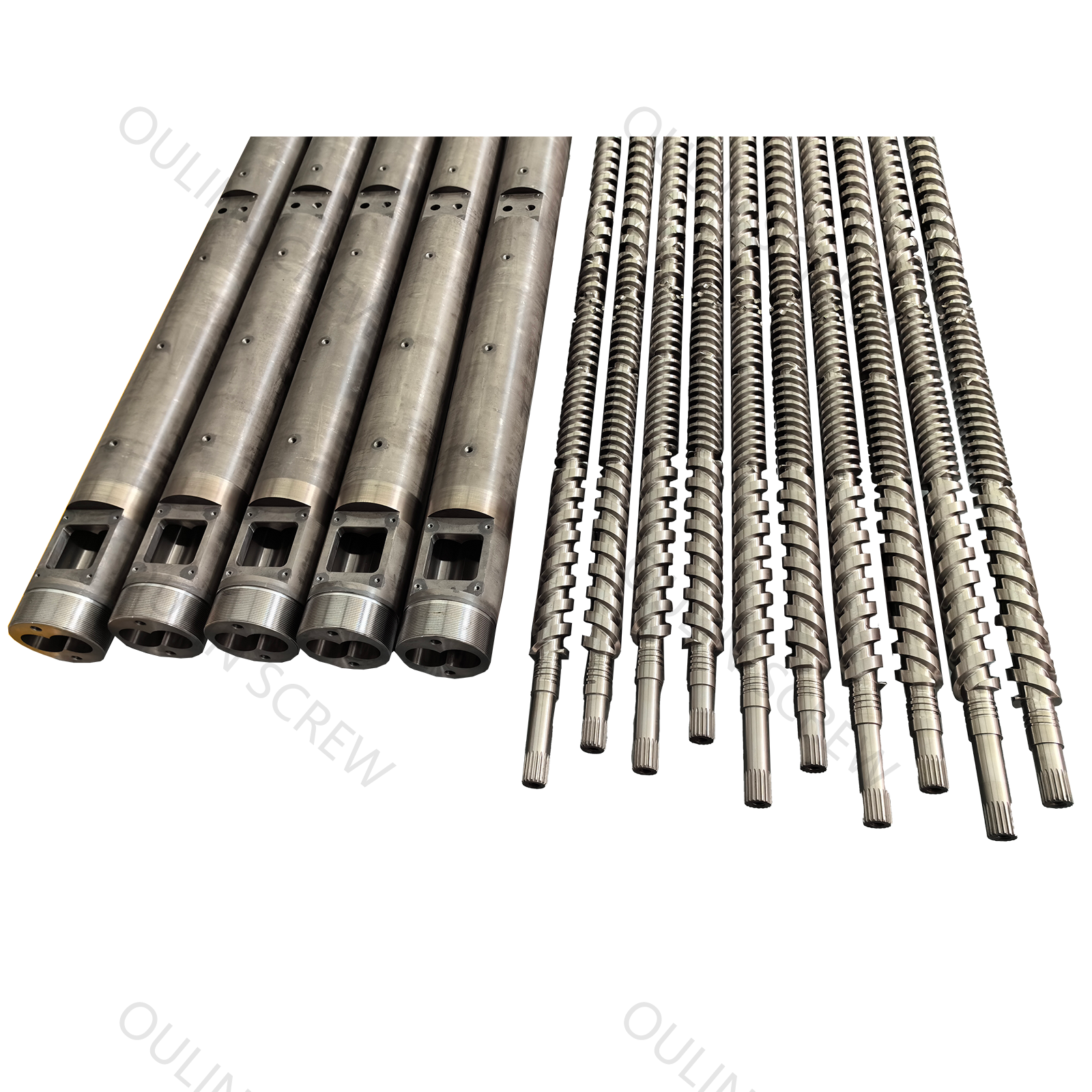 合金耐磨-平双螺杆机筒