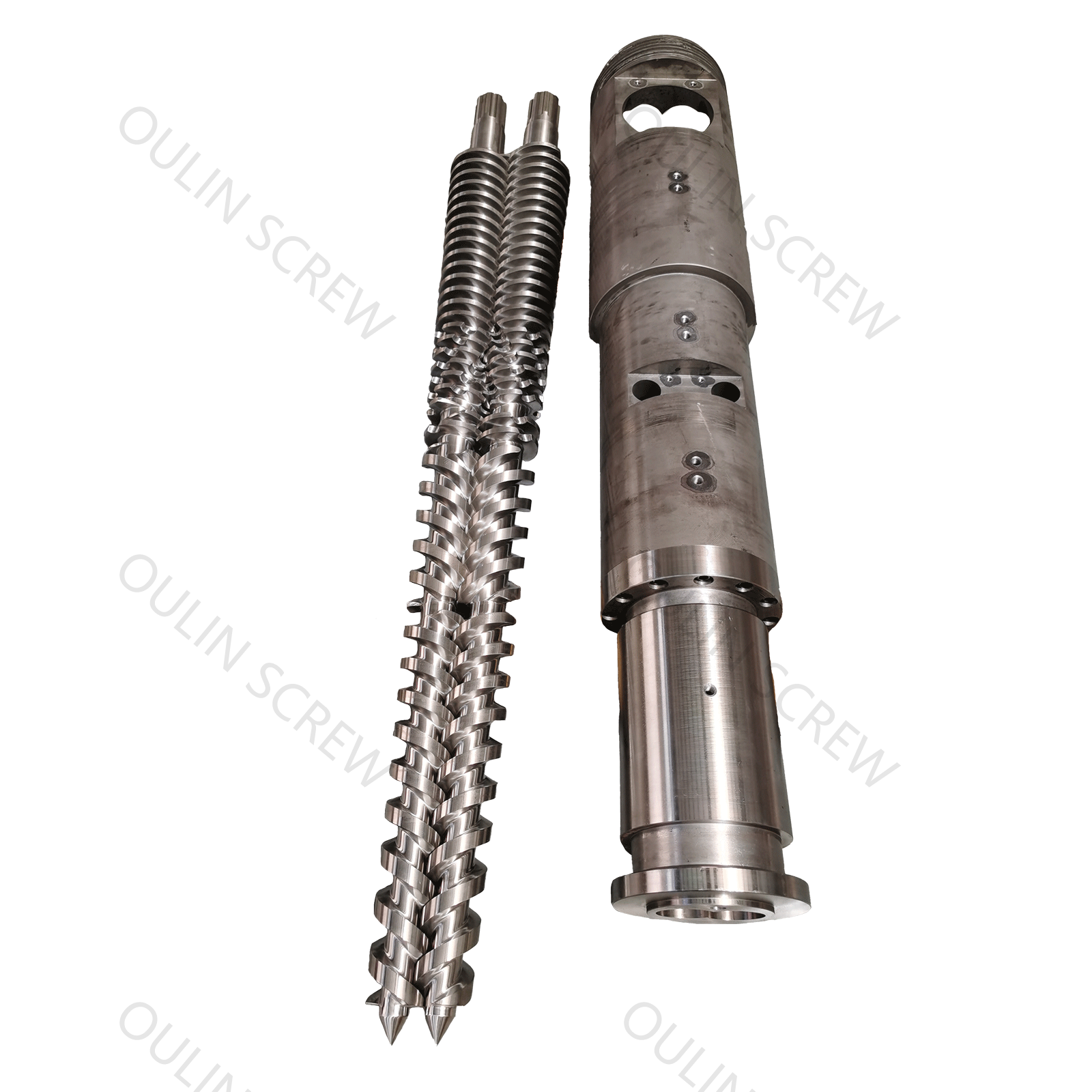 WPC木塑型材-锥双螺杆机筒