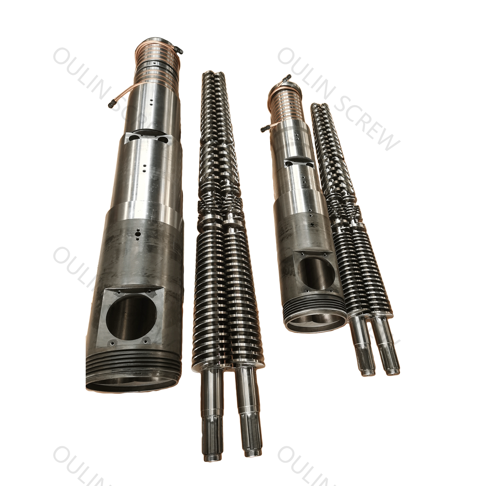 高速高效耐磨-锥双螺杆机筒